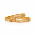 Greek Design Gold Bangles