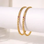 Gold Plated Bangles - Image 2