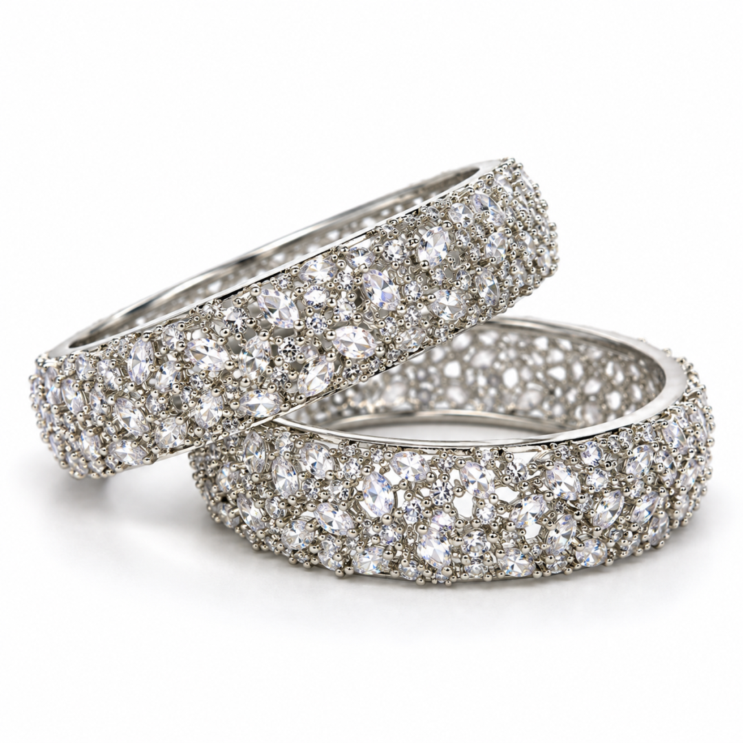 symmetrical diamond cut stone bangle aa dcb 012 (1)
